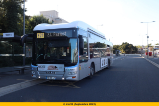 MAN Lion's City GNC n°4997 sur le 321 (2)