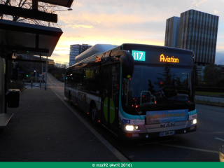 MAN GNC sur le 117 en service partiel