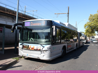 Scania Citywide LFA GNC n°9206 sur le 208a