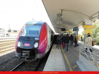 Z50000 sur la ligne P à Chelles-Gournay