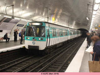 Arrivée du MF77 n°025G à Pyramides