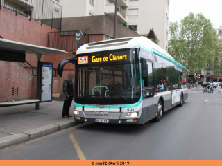 MAN hybride n°4121 sur le 59