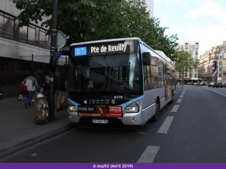 Urbanway 12 hybride n°6175 sur le 87