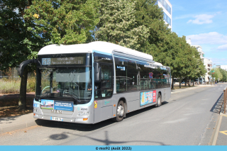 MAN Lion's City GNC n°4990 sur le 212