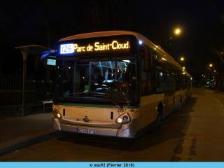 GX337 hybride n°1267 sur le 126 la nuit