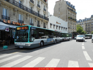 Citaro Facelift en navette de remplacement (métro ligne 1)