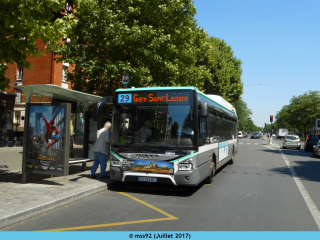 Urbanway 12 hybride sur le 29