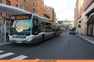 Citaro G C2 n°5438 sur le 105