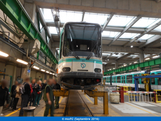 Un TFS du T1 aux ateliers de Bobigny