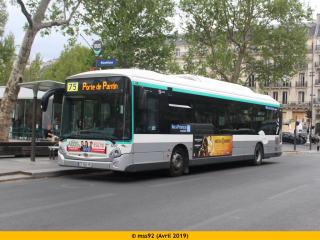 GX337 hybride n°1297 sur le 75