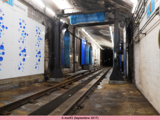 La machine à laver les trains de la ligne 7