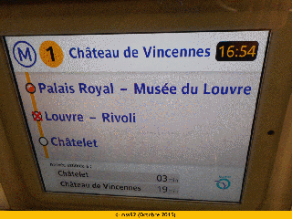 Station Louvre-Rivoli fermée pour travaux