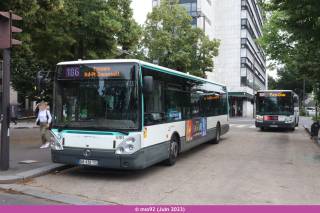 Citelis 12 n°5105 sur le 186 (avec un autre sur le 131 derrière)