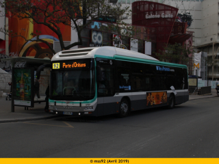 MAN hybride n°4117 sur le 92