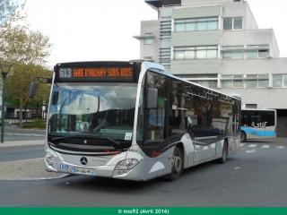 Citaro C2 sur la ligne 613 du réseau TRA