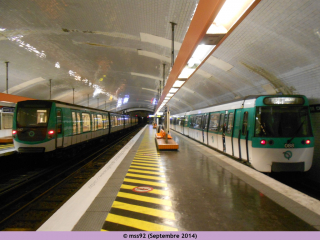 MF01 et MF77 à Porte de Charenton