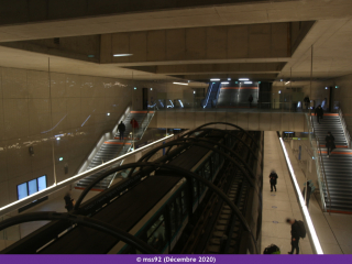 La station Pont Cardinet sur la ligne 14