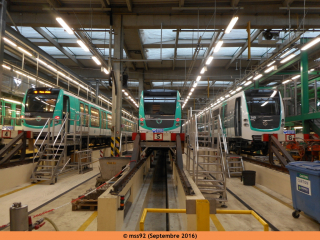 MF01 n°085, 055 et 160 aux ateliers de Bobigny