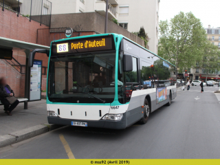 Citaro Facelift n°6647 sur le 88