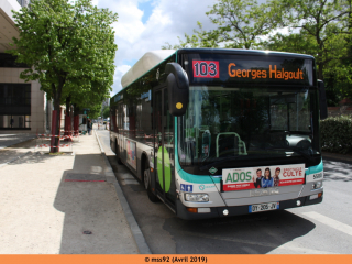MAN GNC n°5500 sur le 103
