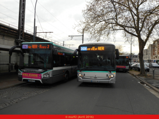 Urbanway 12 et GX337 hybrides sur les 116 et 306