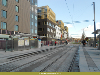 T8 : station Saint-Denis - Porte de Paris, le jour de la mise en service de la ligne