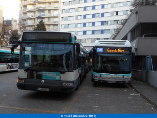 Agora V2 et MAN hybride sur le 38