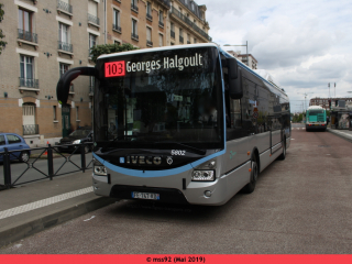 Urbanway 12 GNC n°5802 sur le 103