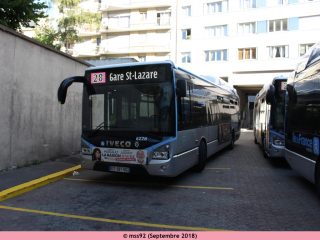 Urbanway 12 hybride n°6228 sur le 28
