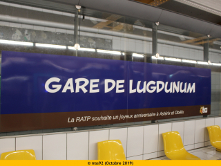 Station Gare de Lyon renommée en l'honneur d'Astérix et Obélix