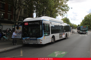 MAN Lion's City GNC n°4863 sur le 197