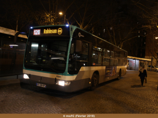 Citaro Facelift n°6641 sur le 128