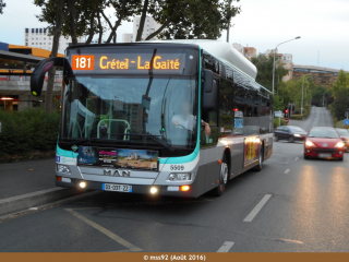 MAN GNC sur le 181