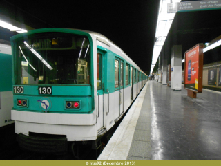 MF67 n°12030 sur la ligne 3 à Gallieni