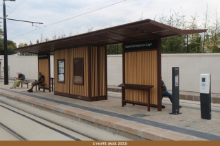 Mobilier de la station Saint-Germain-en-Laye du T13