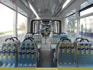 Intérieur d'un Citadis 302 du T8