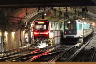 MP14 CC n°03 et MP59 n°6087 dans l'arrière-gare de Châtelet