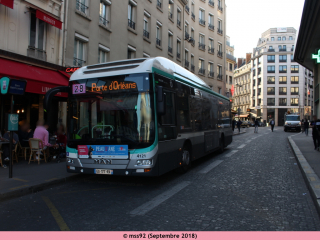 MAN hybride n°4121 sur le 28
