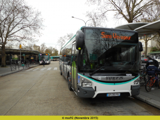 Urbanway 12 hybride sur le 46 en formation conducteurs