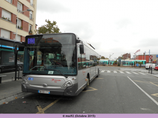 GX327 sur la ligne 610 du réseau TRA