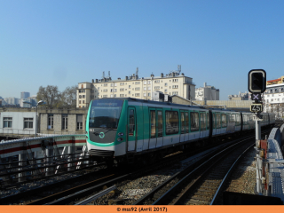 Arrivée du MF01 n°063 à Gare d'Austerlitz