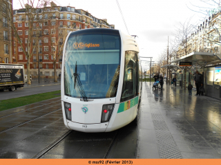 Citadis 402 sur le T3a à Porte d'Orléans