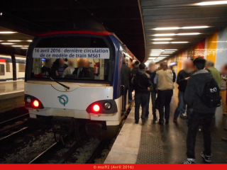 MS61 à Saint-Germain-en-Laye lors de sa tournée d'adieu