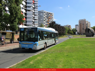 Urbanway 12 GNC sur la ligne B du réseau STRAV