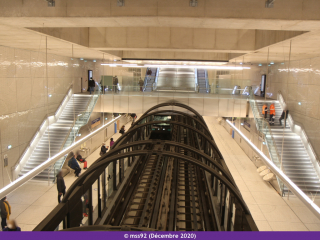 La station Mairie de Saint-Ouen (ligne 14)