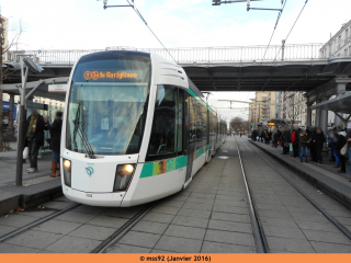 Citadis 402 du T3a à Porte de Vincennes