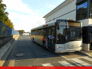 Solaris Urbino 12 sur la ligne M9 du réseau Marne-et-Morin (Meaux)