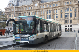 Urbanway 12 hybride n°6087 sur le 42