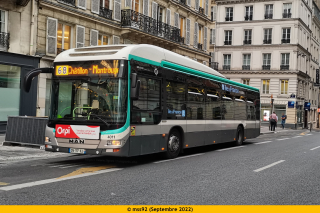 MAN Lion's City hybride n°4011 sur le 68