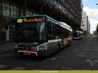 Urbanway 12 hybride n°6106 sur le 71